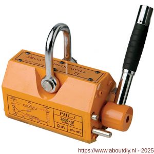 Delta hefmagneet 2 ton - A53100072 - afbeelding 1