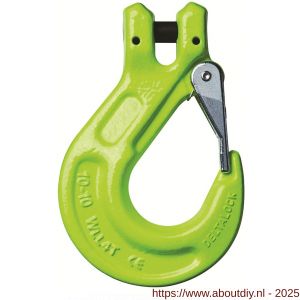 Deltalock Grade 100 gaffelhaak met klep 1,4 ton - A53100934 - afbeelding 1