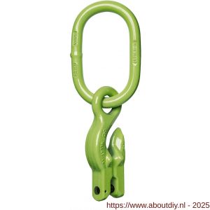 Deltalock Grade 100 topschalm met inkorthaak 2,5 ton - A53100810 - afbeelding 1