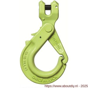 Deltalock Grade 100 veiligheids gaffelhaak 10 ton - A53100915 - afbeelding 1