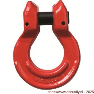 Deltalock Grade 80 Omega schalm met gaffel 1,12 ton - A53100830 - afbeelding 1