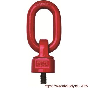 Deltalock Grade 80 wartel oogbout M8x13 mm 0,6 ton - A53101056 - afbeelding 1