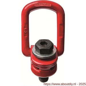 Deltalock Grade 80 wartel oogbout M8x10 mm 0,3 ton - A53101055 - afbeelding 1
