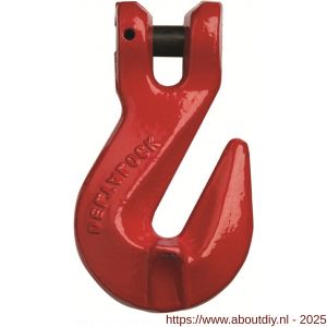 Deltalock Grade 80 inkorthaak met gaffel 12,5 ton - A53100948 - afbeelding 1
