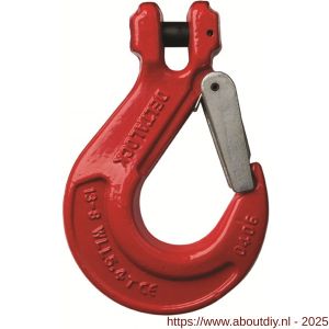 Deltalock Grade 80 gaffelhaak met klep 1,12 ton - A53100920 - afbeelding 1