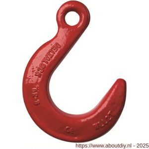 Deltalock Grade 80 gieterij ooghaak 1,12 ton - A53100976 - afbeelding 1