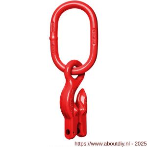 Deltalock Grade 80 topschalm met inkorthaak 1,12 ton - A53100763 - afbeelding 1