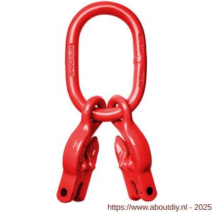 Deltalock Grade 80 topschalm met inkorthaken 1,6 ton - A53100769 - afbeelding 1