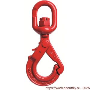 Deltalock Grade 80 veiligheids wartelhaak onbelast wartelen 1,12 ton - A53101032 - afbeelding 1