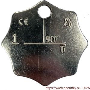 Deltalock ID plaat voor voorloper Grade 80 - A53101117 - afbeelding 1