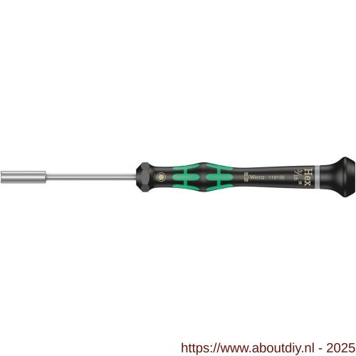 Wera 2069 Kraftform Micro dopschroevendraaier 3/16 inch x 60 mm - A227402951 - afbeelding 1
