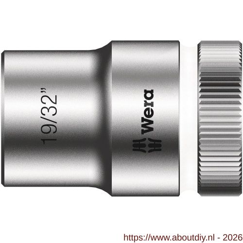 Wera 8790 HMC Zyklop hand- en machinedop met 1/2 inch aandrijving 19/32 inch x 37 mm - A227400287 - afbeelding 1