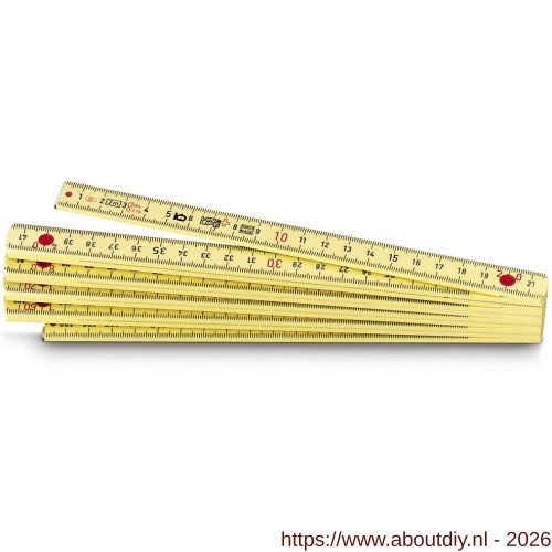 Stanley duimstok 2 m 15 mm fiberglas - A51020876 - afbeelding 1