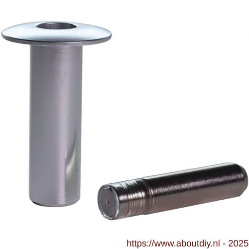 Henderson FSW/S Fantom automatische draaideur deurstop satin - A20301180 - afbeelding 1