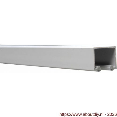Henderson 180/6000 schuifdeurbeslag Soltaire bovenrail 6000 mm aluminium geanodiseerd 180 kg - A20300265 - afbeelding 1