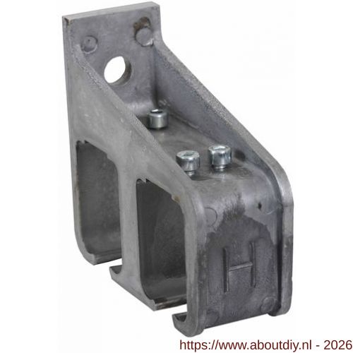 Henderson 5AX/301 schuifdeurbeslag 301(H) verbindings raildrager wand aluminium voor rail 301(H) - A20300702 - afbeelding 1