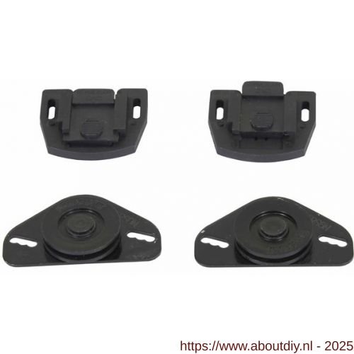 Henderson C1 schuifdeurbeslag Cello deurpakket een houten deur - A20300202 - afbeelding 1
