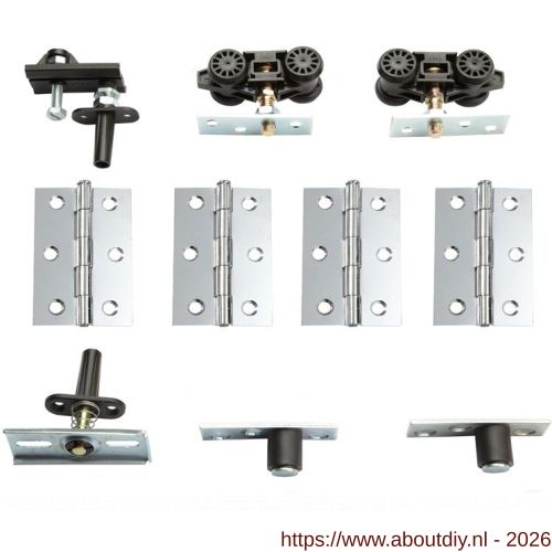 Henderson HF4/40 vouwdeurbeslag Husky Folding 4 vleugels-pakket 40 kg - A20300850 - afbeelding 1