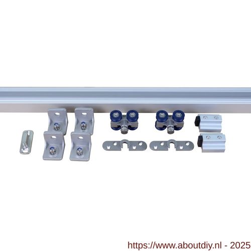 Henderson S120/20ANI verpakte schuifdeurbeslag set Soltaire De Luxe 2000 mm 120 kg - A20301097 - afbeelding 1