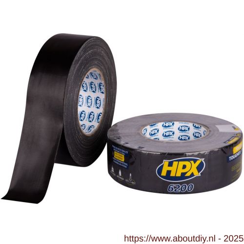 HPX Pantser reparatie tape zwart 48 mm x 50 m - A51700237 - afbeelding 1