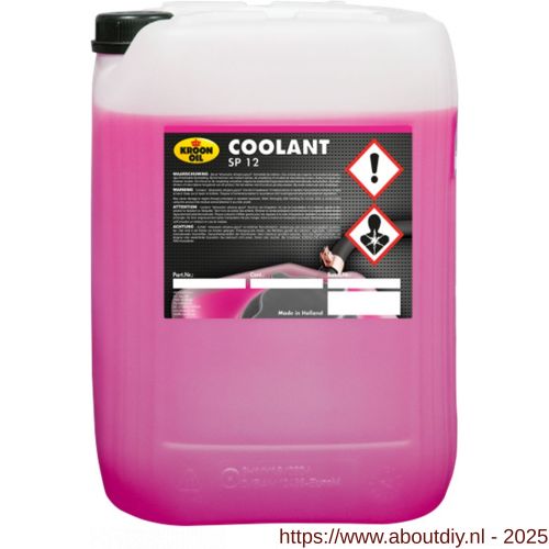 Kroon Oil Coolant SP 12 koelvloeistof 20 L can - A21500080 - afbeelding 1