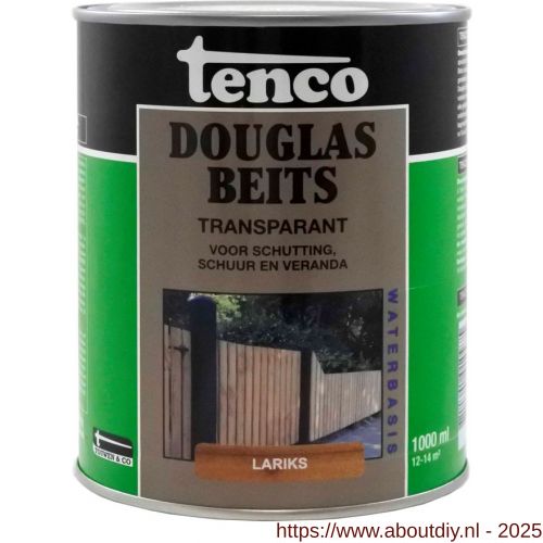 Tenco Douglasbeits transparant lariks 1 L blik - A40710422 - afbeelding 1