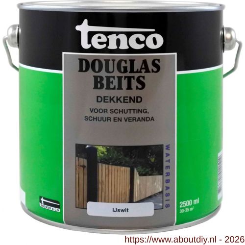 Tenco Douglasbeits dekkend ijswit 2,5 L blik - A40710401 - afbeelding 1