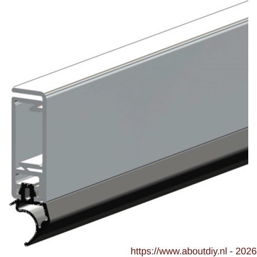 Ellen opbouw tochtprofiel aluminium ASP deurset - A51010329 - afbeelding 1