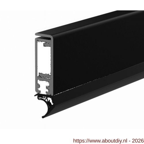 Ellen opbouw tochtprofiel aluminium ASP deurset - A51010445 - afbeelding 1