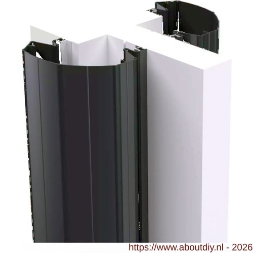 Ellen vingerbeschermingsprofiel Professioneel Finprotect Plus 120-120 brons 250 cm - A51010085 - afbeelding 1