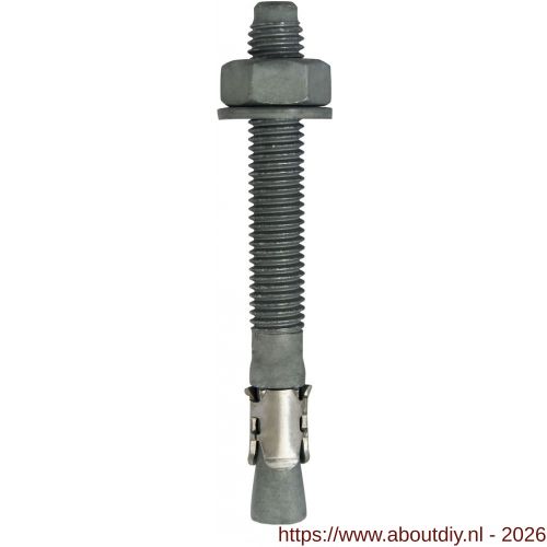 FM 753 doorsteekanker M16x110 mm 3DG coating - A40885034 - afbeelding 1