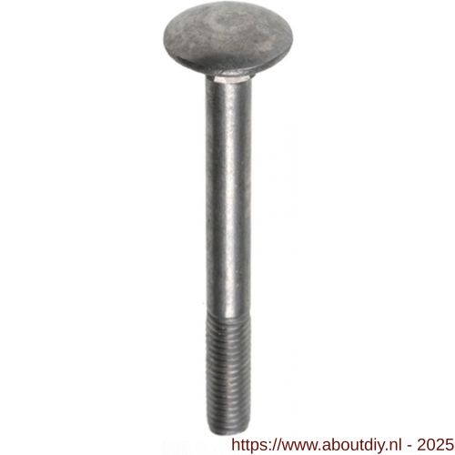 ASF slotbout DIN 603 M12x65 mm RVS A2 voldraad - A40810618 - afbeelding 1