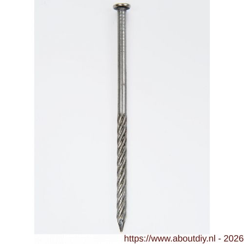 HJZ schroefnagel 5.0x170 mm platte geruite kop RVS A2 - A40870240 - afbeelding 1