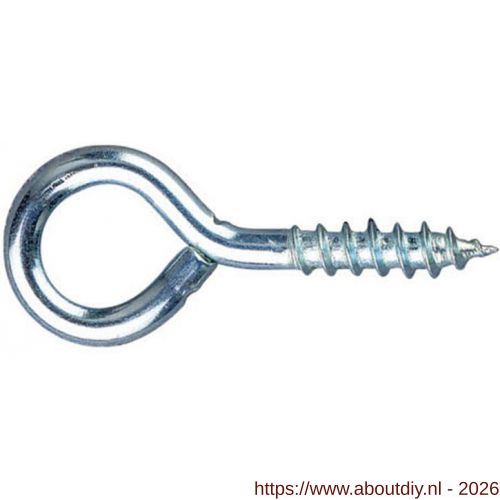 Index AL-HC schroefoog 3.1x22x9 mm verzinkt - A40901797 - afbeelding 1