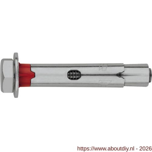 Index CH-A2 krachtkeilanker met zeskantbout M8x80 mm diameter 10 mm RVS A2 venster - A40900414 - afbeelding 1