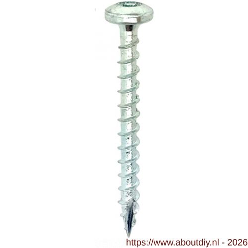 Woodies Ultimate 3,5x30 mm cilinderkop CK Torx T 15 verzinkt - A40800160 - afbeelding 1