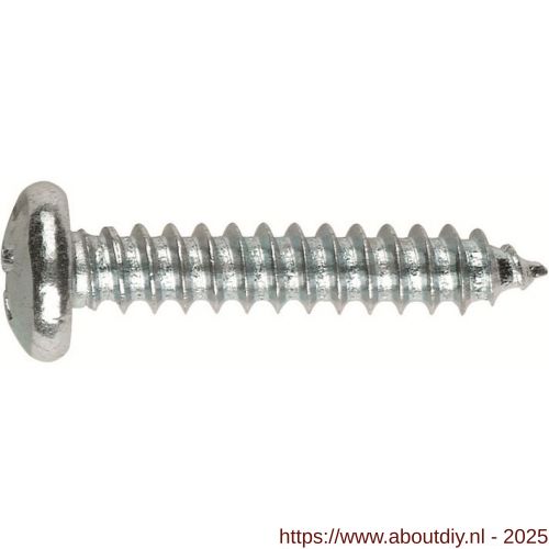 Index plaatschroef DIN 7981 HP Z 3.9x9.5 mm Phillips PH 1 verzinkt - A40901542 - afbeelding 1