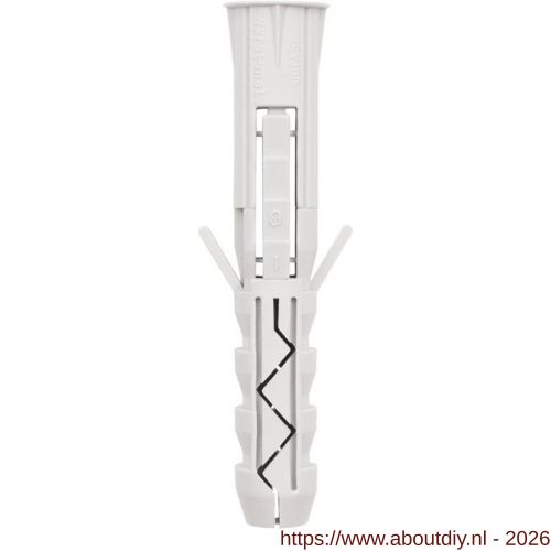 Klimas KNX universeel plug 8x50 mm nylon - A40897202 - afbeelding 1