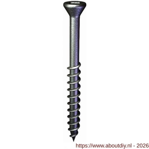Grabber plintschroef 3.9x41 mm trimhead gefosfateerd - A40894017 - afbeelding 1