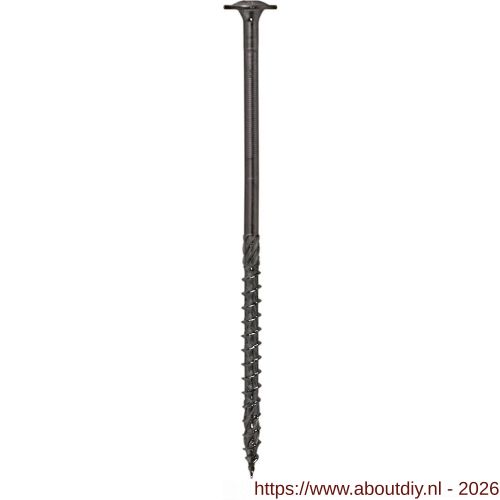 Klimas WKCP houtbouwschroef 10.0x280 mm tellerkop Torx TX 40 SQ - A40897243 - afbeelding 1