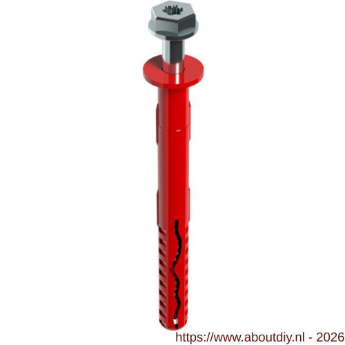 Tox Fassad kozijnplug KB 10x100 mm - A40896310 - afbeelding 1