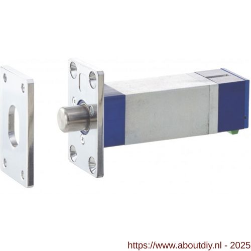 Maasland 91FSR elektrische pengrendel arbeidsstroom inbouw 12 V-24 V DC penstand signalering rechte pen - A11300079 - afbeelding 1