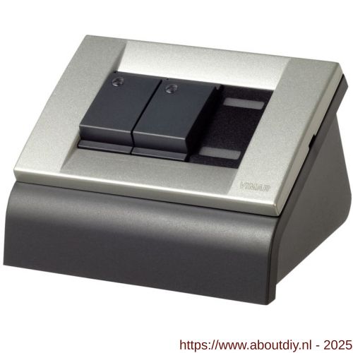 Maasland BD02PU deurslot bureauschakelaar 2 knoppen 12-24 V DC pulscontact - A11300475 - afbeelding 1