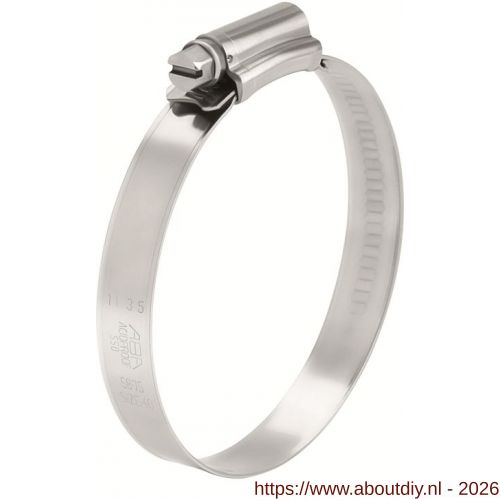 Aba wormschroefslangklem Original 175-205/12 mm W5 RVS 316 - A11551643 - afbeelding 1