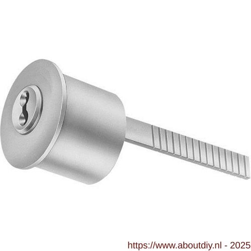 Evva buitencilinder kern centrisch 3KS diameter 28 mm keersleutel verschillend sluitend messing vernikkeld - A22100488 - afbeelding 1