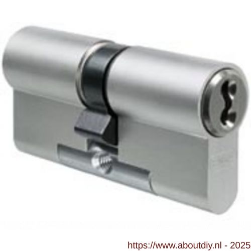 Evva profielcilinder dubbel 3KS SKG*** 61/61=122 mm keersleutel verschillend sluitend messing vernikkeld DZ - A22101952 - afbeelding 1