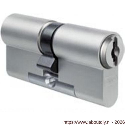 Evva profielcilinder dubbel MCS SKG*** 31/46=77 mm keersleutel verschillend sluitend messing vernikkeld DZ - A22101963 - afbeelding 1