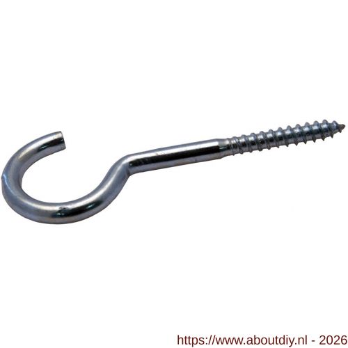 GebuVolco 015 schroefhaak zwaar 5.8x112/140 mm ijzer gegalvaniseerd - A50002112 - afbeelding 1