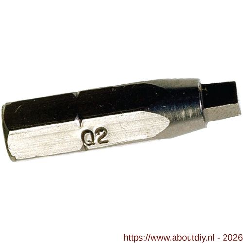 QZ 893 bit vierkant SQ 1x75 mm staal - A50001866 - afbeelding 1