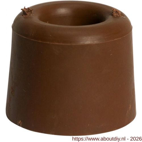 Gripline deurbuffer rubber 25 mm bruin - A50200004 - afbeelding 1